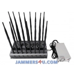 16 Antenna-5Ghz 120W Jammer 3G 4G WiFi RC GPS up to 80m